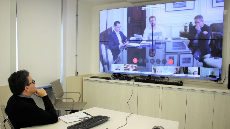 Defensor público-geral do estado participa de videoconferência com Conselho de Estado
