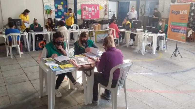 Os trabalhos acontecem na Escola Municipal de Educação Infantil (EMEI) Vila Nova até a próxima sexta-feira (29)