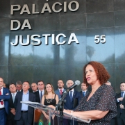 Presidente do Tribunal de Justiça do RS, desembargadora Iris Helena Medeiros