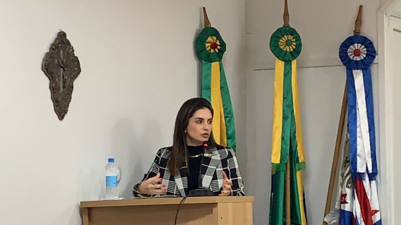 Defensora Luiza da Silva Garcia apresentou o relatório anual de trabalho da DPE, em São José do Norte