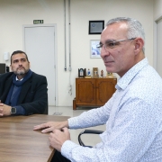 Reunião com o prefeito de Santa Maria, Jorge Pozzobom