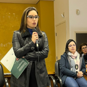 Defensora pública Luiza Garcia palestrou em evento alusivo ao Dia Mundial de Combate à Violência contra a Pessoa Idosa