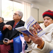 Abrigo Lar das Vovozinhas recebeu defensora pública para falar sobre direitos da pessoa idosa