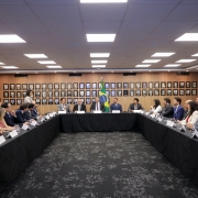 Reunião com o ministro ocorreu na tarde de quinta-feira (13), em Brasília. 