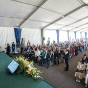 Defensora pública participa do lançamento de nova usina de etanol, em Passo Fundo