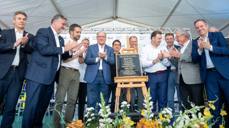 Defensora pública participa do lançamento de nova usina de etanol, em Passo Fundo