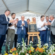 Defensora pública participa do lançamento de nova usina de etanol, em Passo Fundo