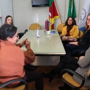 A visita ocorreu a convite da diretora do DML, Angelita Maria Ferreira Machado Rios