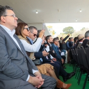 Antonio Flávio de Oliveira esteve presente na cerimônia de abertura da 46ª Expointer