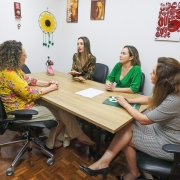Defensoras conversam com deputadas para criação de Defensorias Especializadas no atendimento a mulheres vítimas de violência