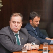 Defensor público-geral, Nilton Leonel Arnecke Maria, e o defensor público-assessor, Rodolfo Lorea Malhão