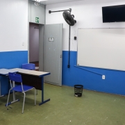 Foto de uma sala de aula