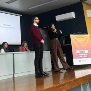 Palestras foram ministradas pelo defensor público Felipe Farias e pela defensora pública Roberta Netto. 