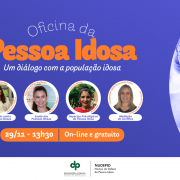 O evento será on-line e aberto ao público.