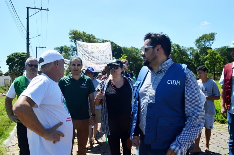 O Núcleo de Defesa Ambiental da Defensoria Pública do Estado do Rio Grande do Sul (NUDAM) fez parte da comitiva.