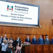 Defensor público-geral acompanhou posse da nova Mesa Diretora da Assembleia Legislativa do RS