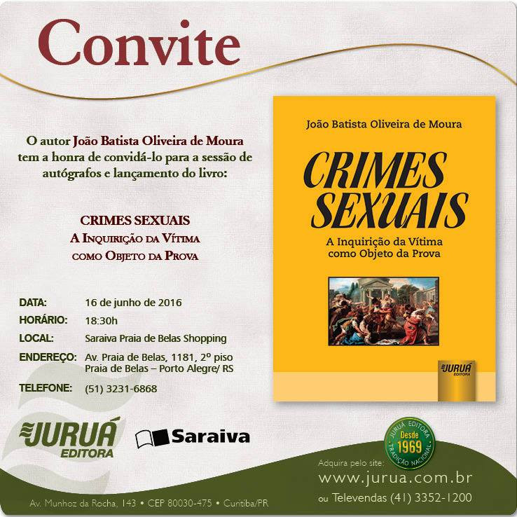 Livro Crimes Sexuais: Aspectos Legais e Sociais